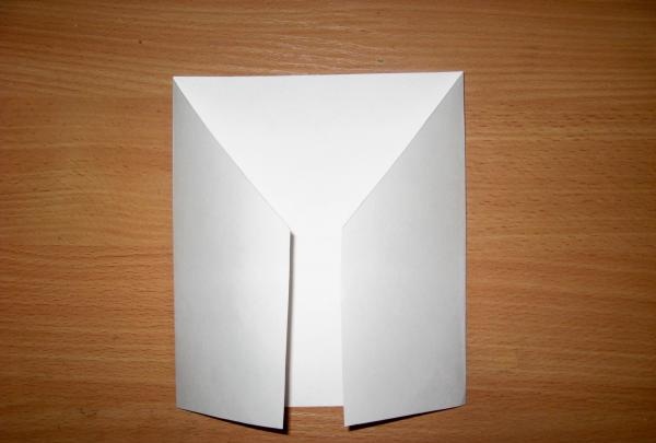 Fold out wedding card