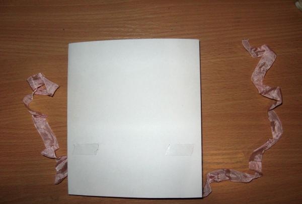 Fold out wedding card