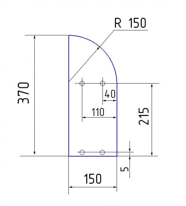 Three-story shelf