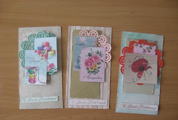 Shabby style cards