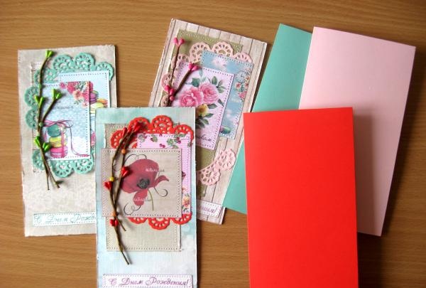 Shabby style cards