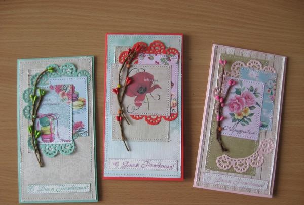 Shabby style cards