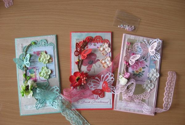 Shabby style cards