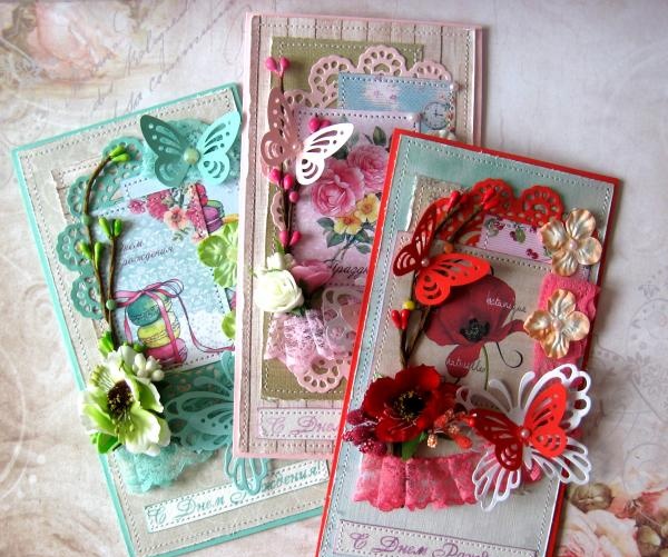 Shabby style cards