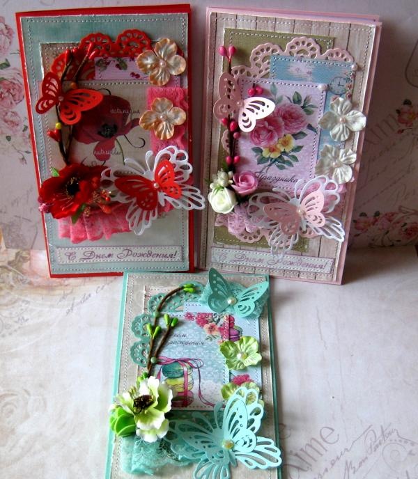 Shabby style cards