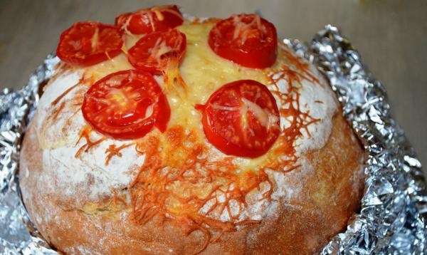 stuffed bread pizza