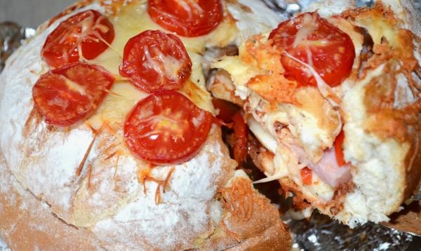 stuffed bread pizza