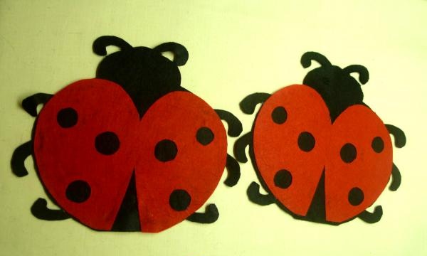 felt ladybug handbag