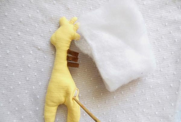 DIY soft toy giraffe