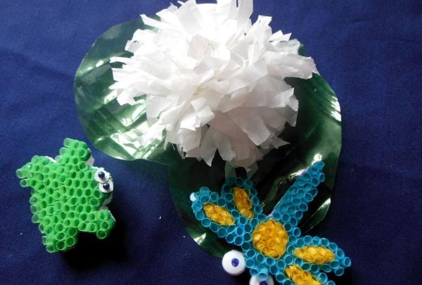 Foam and plastic jewelry