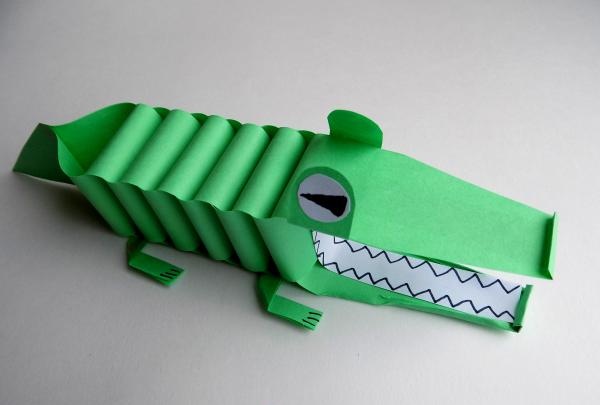 Paper crocodile