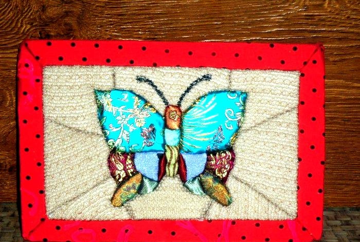 Patchwork without a needle kinusaiga Butterfly