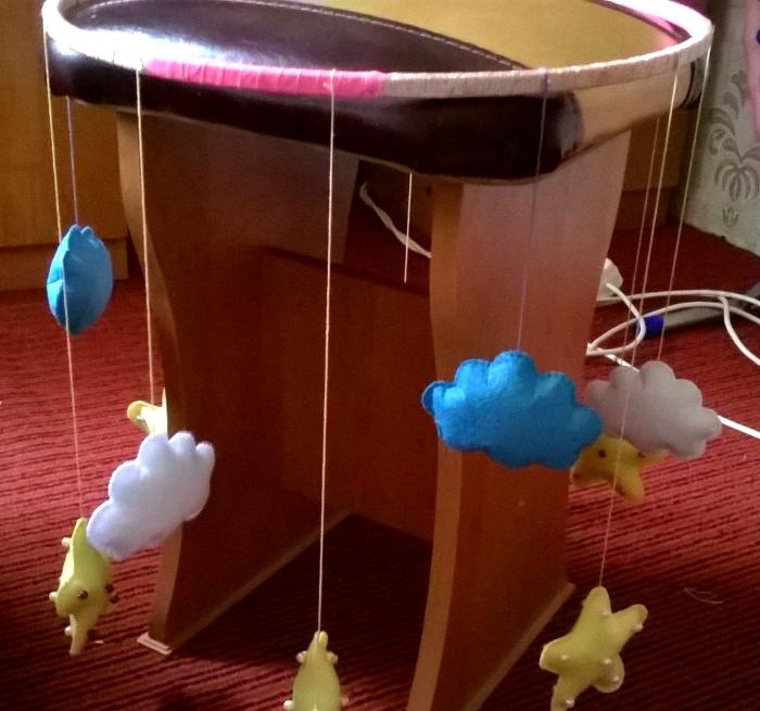 Baby mobile for crib