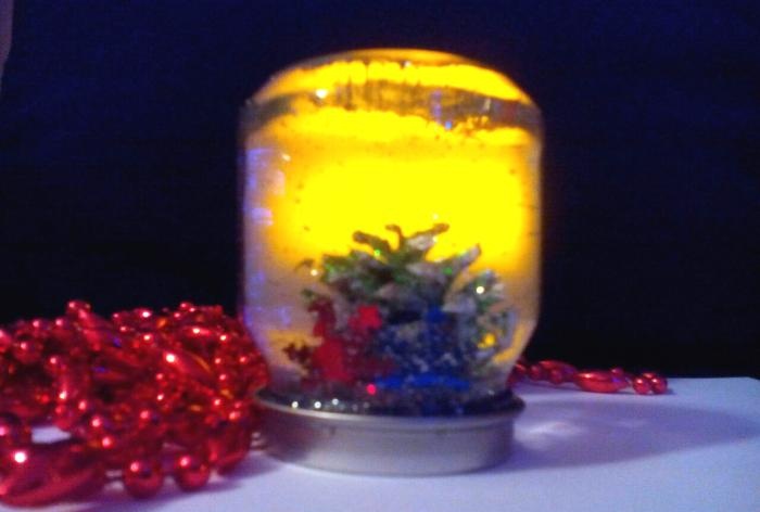 New Year's master class Snow globe