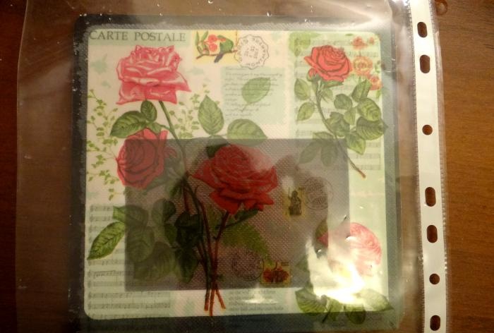 Photo frame using decoupage technique