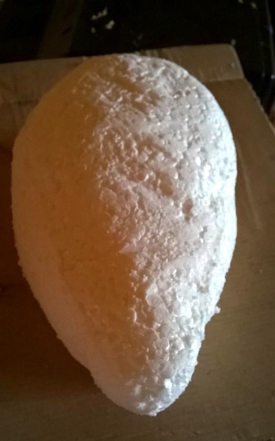 Making a papier mache mask