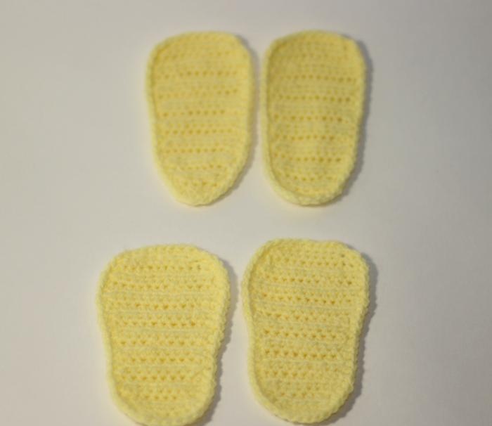 crochet baby booties