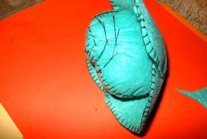 DIY felt cabbage