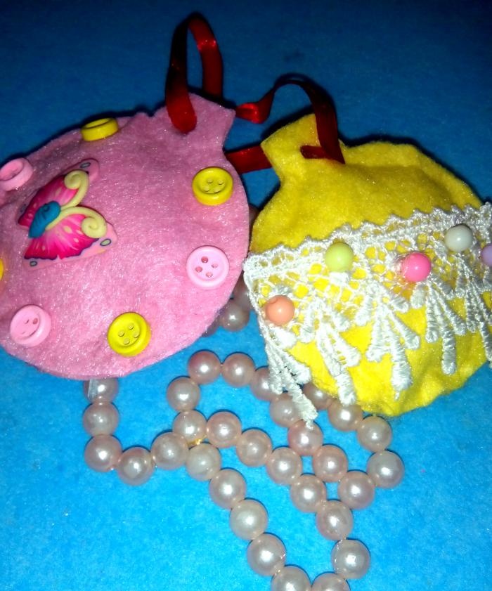 Christmas toys made of viscose napkin