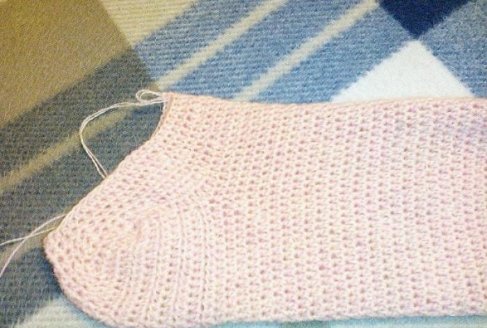 Crochet socks