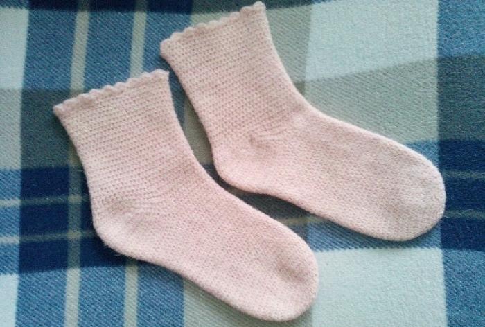 Crochet socks