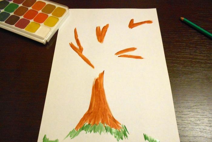 craft autumn tree