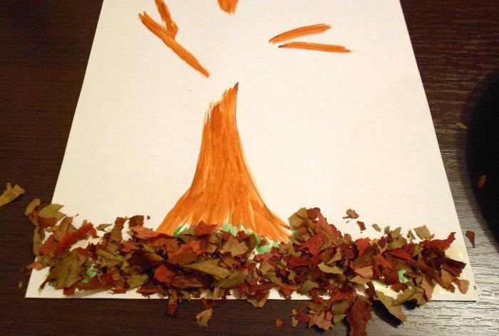 craft autumn tree