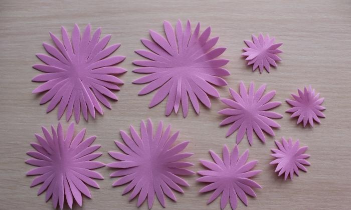 Hairpin made of foamiran Chrysanthemum