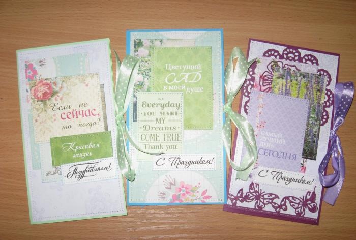 Spring greeting cards