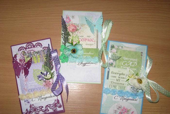 Spring greeting cards