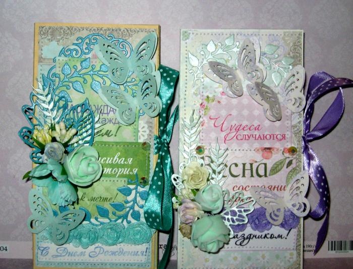 Spring cards from Chocolate Girls