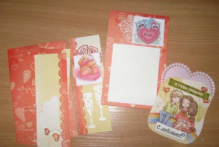 Folding valentines