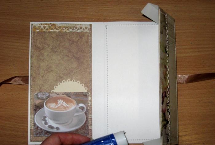 Coffee card chocolate maker