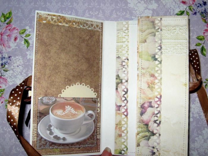 Coffee card chocolate maker