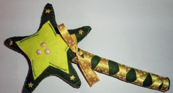 Felt Christmas star