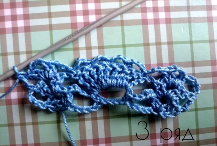 Crochet bookmark master class with photo