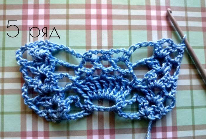 Crochet bookmark master class with photo