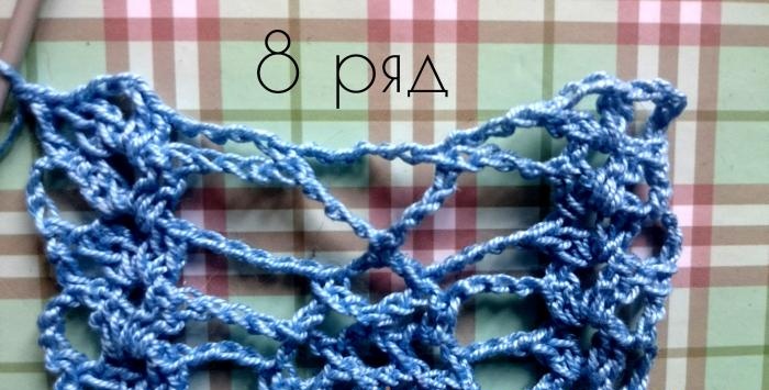 Crochet bookmark master class with photo