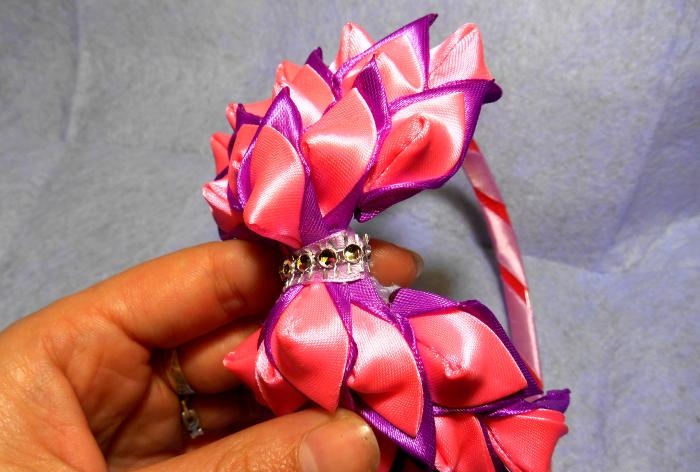 Headband Floral bow Master class