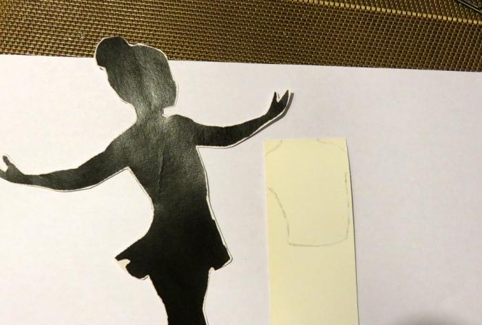 Panel painting Little ballerina