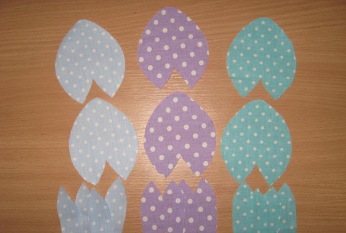 Fabric bunnie eggs