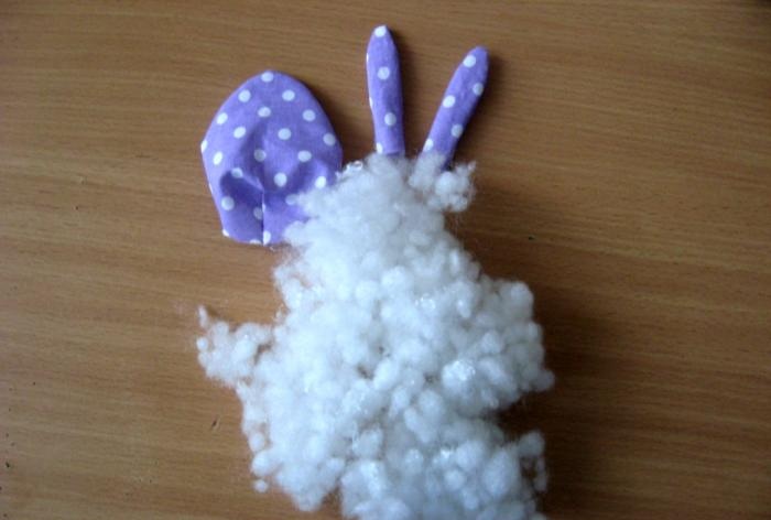 Fabric bunnie eggs