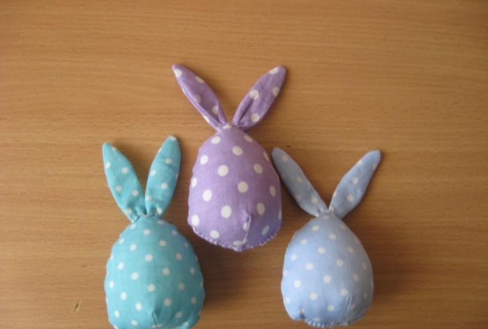 Fabric bunnie eggs