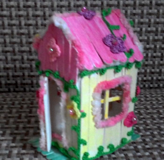 ice cream stick house