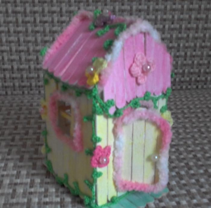 ice cream stick house