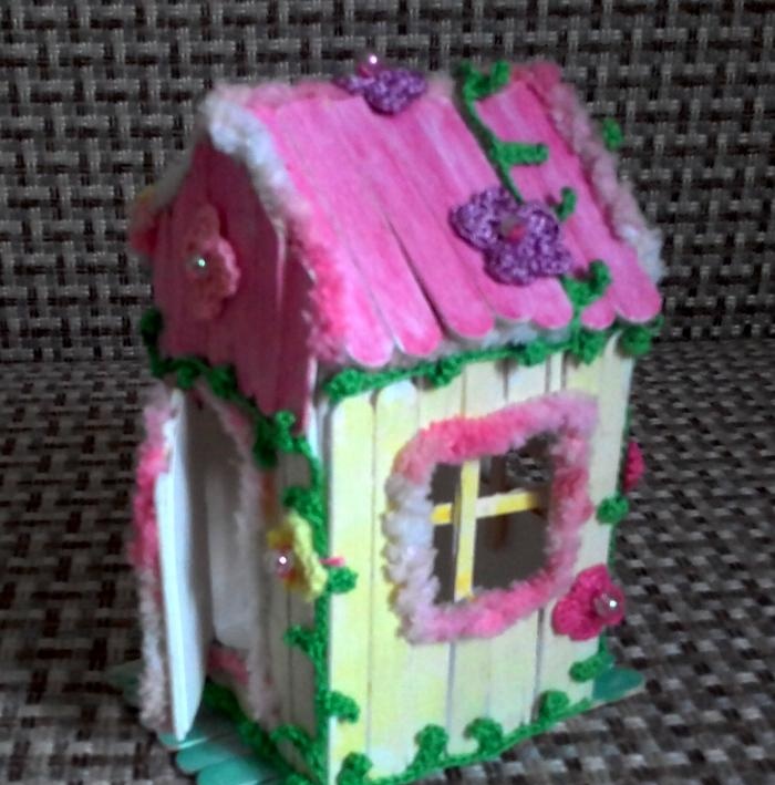 ice cream stick house