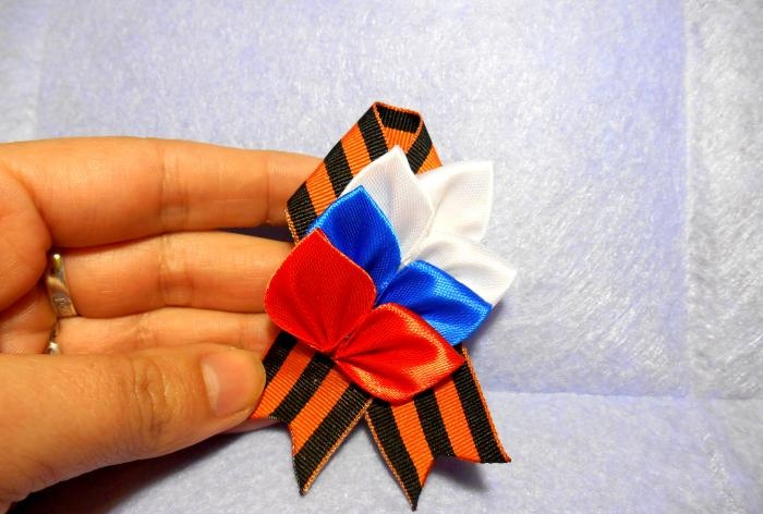 Brooch Spikelet tricolor