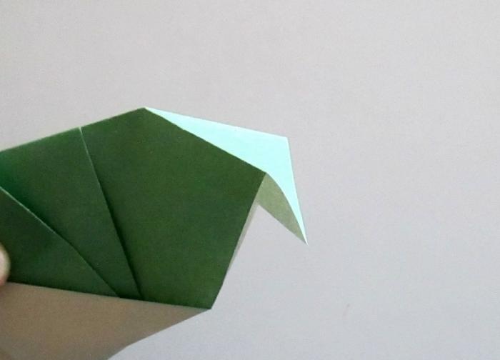 How to make an origami bird