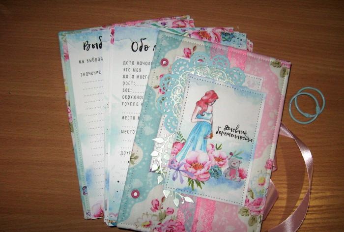 DIY pregnancy diary