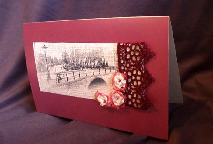 Luxury vintage card